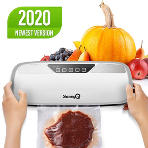 saengQ Best Electric Vacuum Food Sealer Packaging Machine For Home Kitchen Food Saver Bags Commercial Vacuum Food Sealing