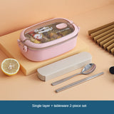 Stainless Steel Insulated Lunch Box Student School Multi-Layer Lunch Box Tableware Bento Food Container Storage Breakfast Boxes